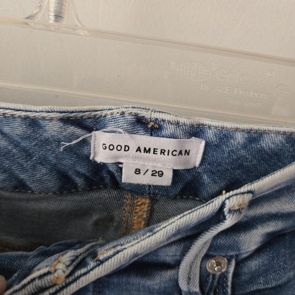 Skinny Raw Hem Good American Size 8 - Picture 2 of 4